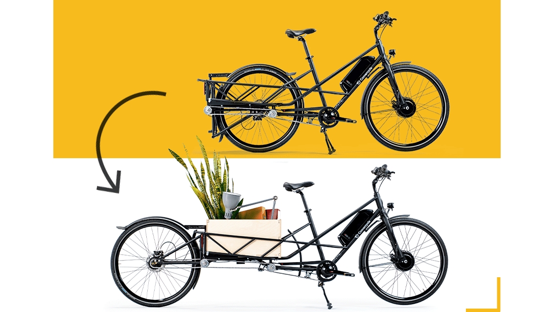 Convercycle propose un velo cargo capable de se plier