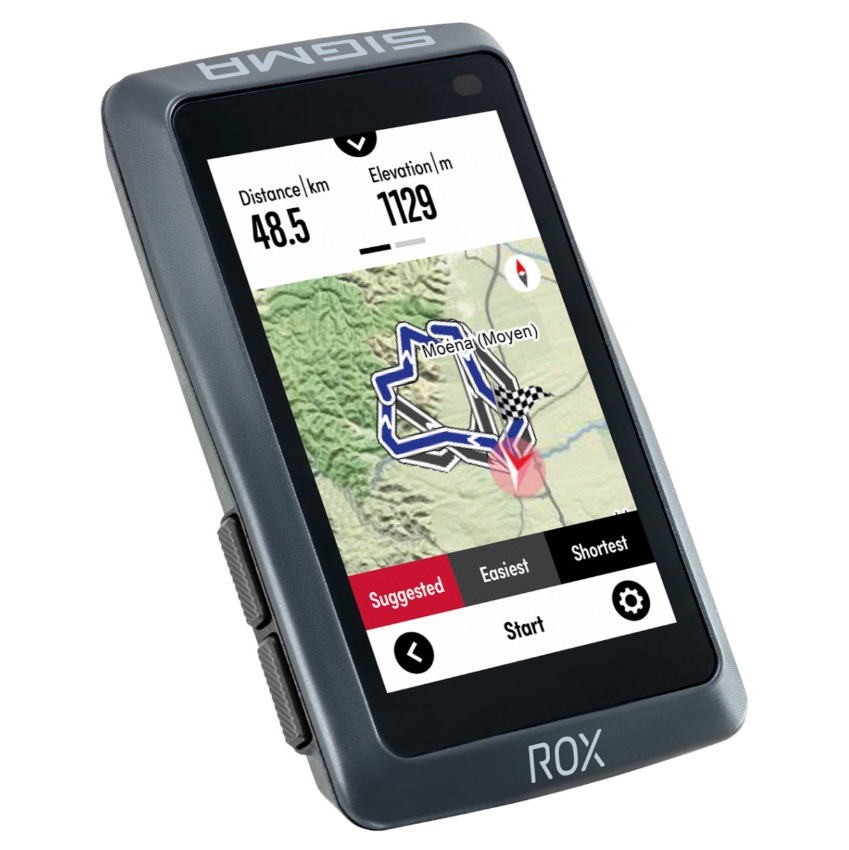 SIGMA ROX 12.1 Evo compteur GPS gris anthracite + capteurs  cardio/cadence/vitesse