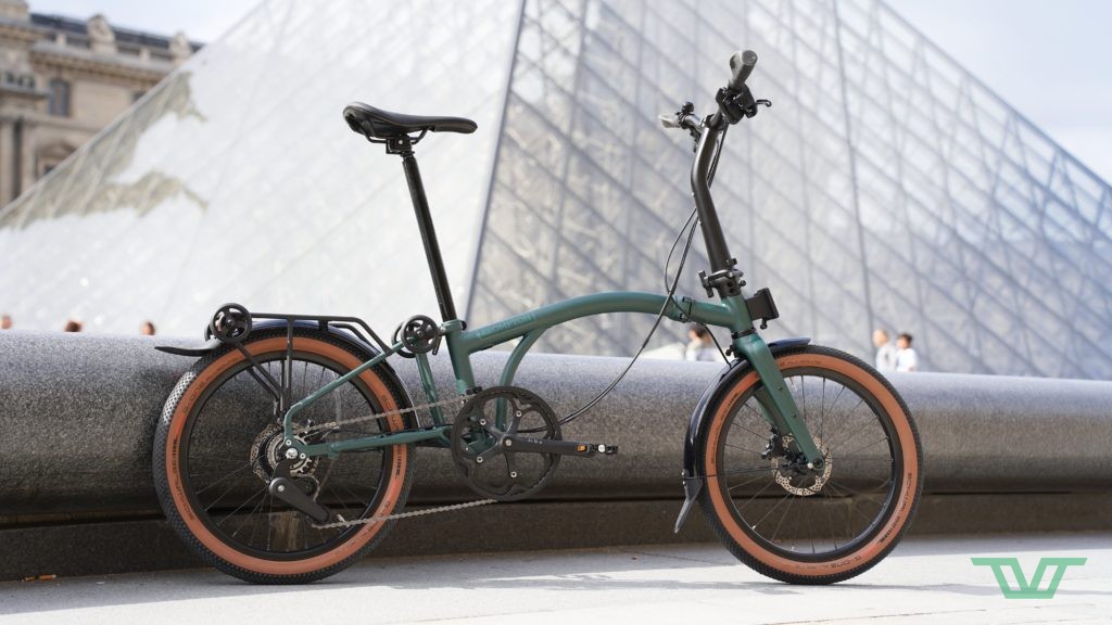 Le Brompton G Line dans sa version musculaire 8 vitesses.