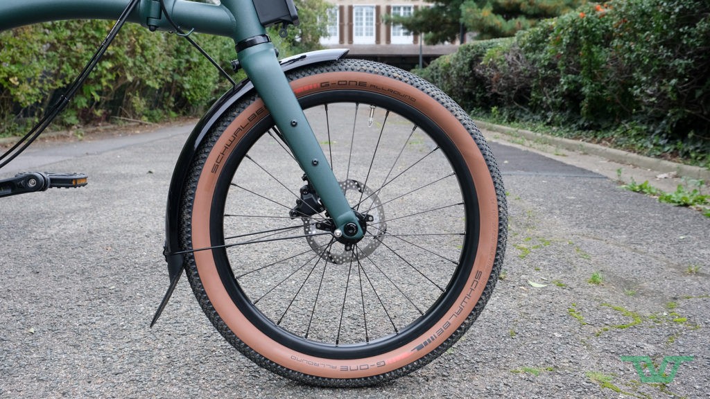 Les pneus G-One All Round de Schwalbe sont l'une des clés de la polyvalence du vélo.