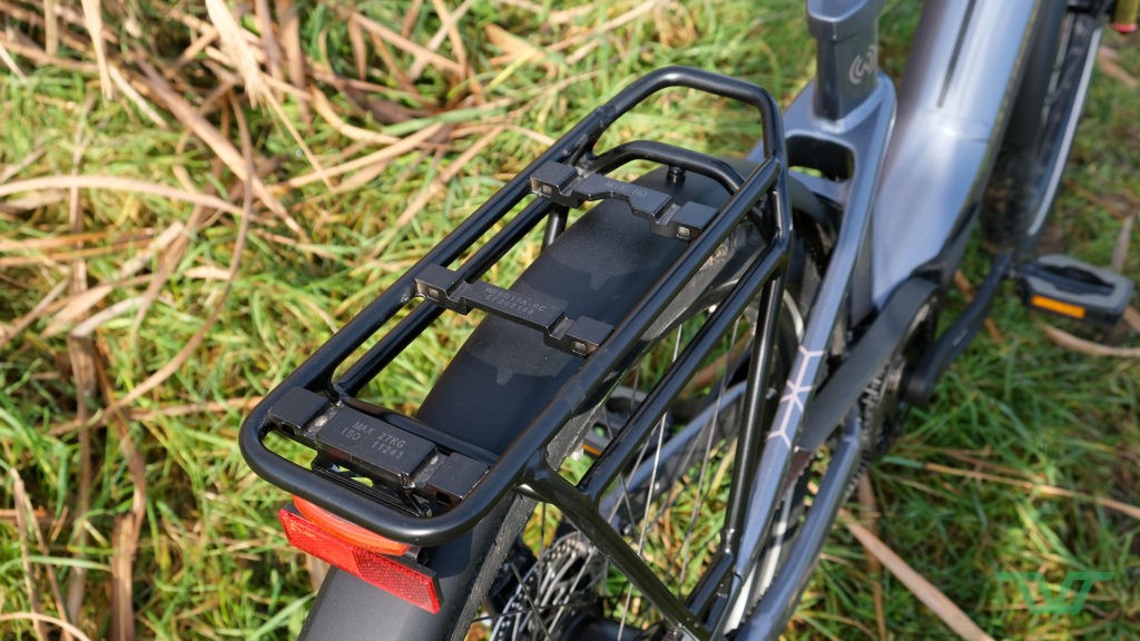 Le porte-bagages du vélo à la norme de fixation rapide Mik HD.