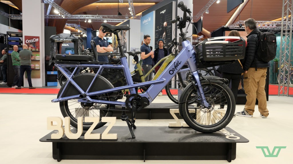 Le Buzz sur le stand d'O2feel aux Velofollies de Courtrai.